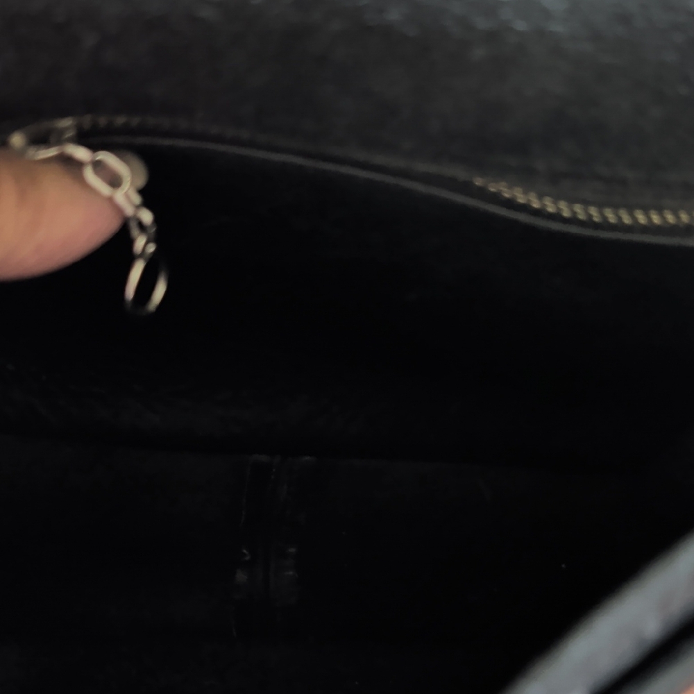Coach Black Leather Satchel with Silver Hardware - Picture 5 of 10